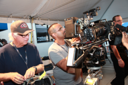 The new Canon C-500 system set-up for a hands-on demo at Loyal Studios